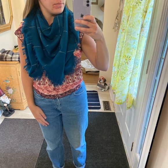 Turquoise Blue Scarf